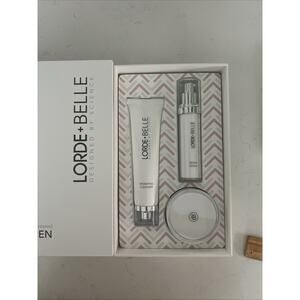LORDE + BELLE Consciously created SKINCARE REGIMEN 3:1 GIFT SET Retail $199 NIB